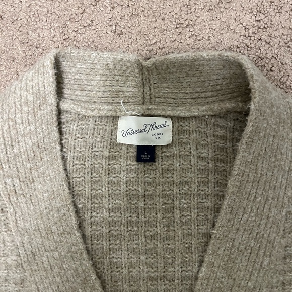 Universal Thread Women's Light Brown Cardigan - Picture 3 of 3
